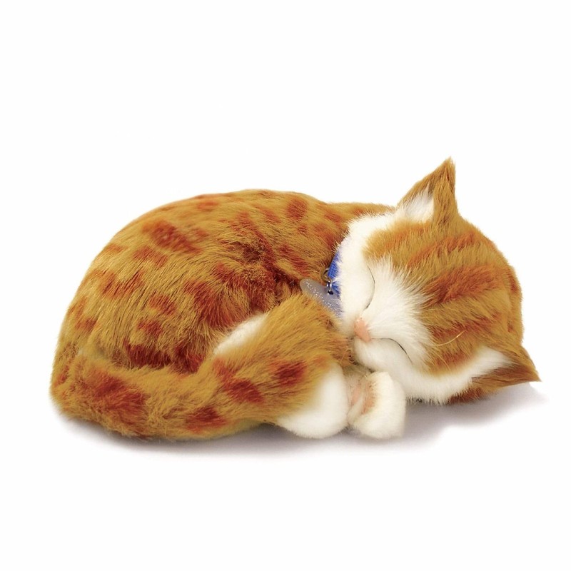 Perfect Petzzz - Original Petzzz Orange Tabby Cat Realistic Lifelike Stuffed_