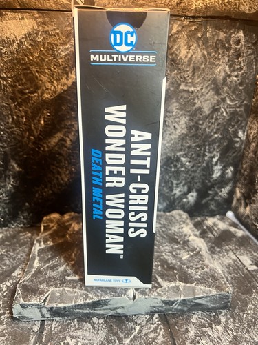 2022 McFarlane DC Multiverse Anti-Crisis Wonder Woman GOLD DEATH METAL - New!! - Picture 4 of 6