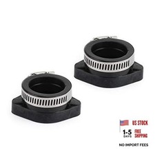 28mm Carburetor Intake Manifold Boot - Carburetor Intake Adapter Flange 2PCS