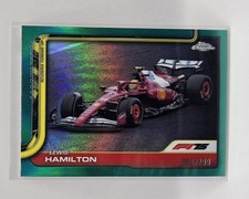 2025 Topps Chrome F1 Lewis Hamilton Teal Refractor /299 #76 Ferrari HP 🔥
