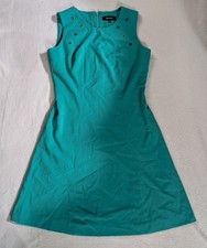 Nine West A-line Dress, Size 4, Sea Green Color, Sleeveless, Studded & Lined