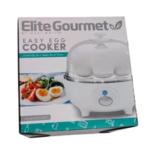 Elite Gourmet Maxi-Matic Easy Egg Cooker EGC-007 Poach Omelet Scramble