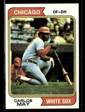 1974 Topps Carlos May #195