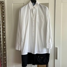 USED PRADA SHIRT DRESS FOR ENTRANCE AND GRADUATION CEREMONIES GOOD