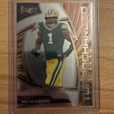 2025 Panini Select Football Micah Parsons #20 Turbocharged Green Bay Packers