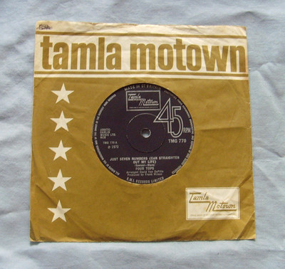 Four Tops - Just Seven Numbers - 1971 TAMLA MOTOWN (VG+)
