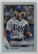 2022 Topps Chrome Image Variation SP Base Refractor Shane Baz #201 s7f