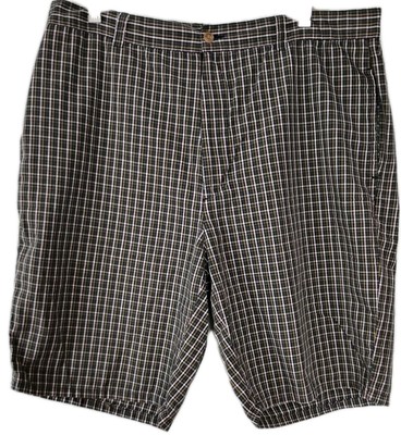 Gap Mens Plaid Shorts 38 (37) Flat Front Pockets 100% Cotton Plaid Bermuda Fit