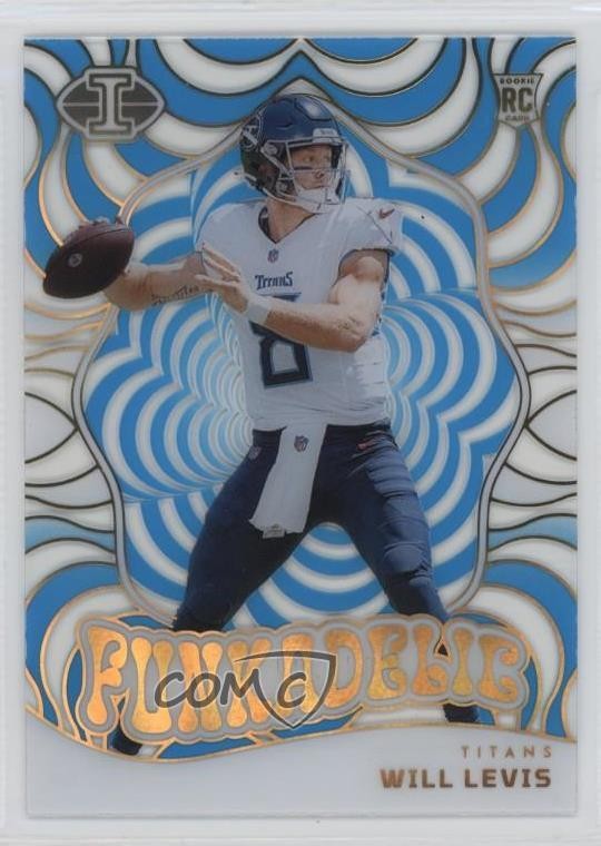 2023 Panini Illusions Funkadelic Light Blue /299 Will Levis #19 lz7