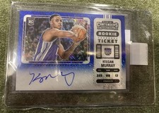 2022-23 Keegan Murray Contenders Blue Shimmer Rookie Ticket Auto /21