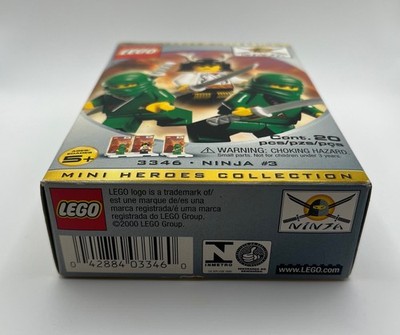 LEGO 3346 Mini Heroes Collection Ninja #3 Green Ninja x2 Samurai