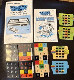 ColecoVision 22 Games Owners Manual Expansion Mod 2 Super action joysticks Dukes