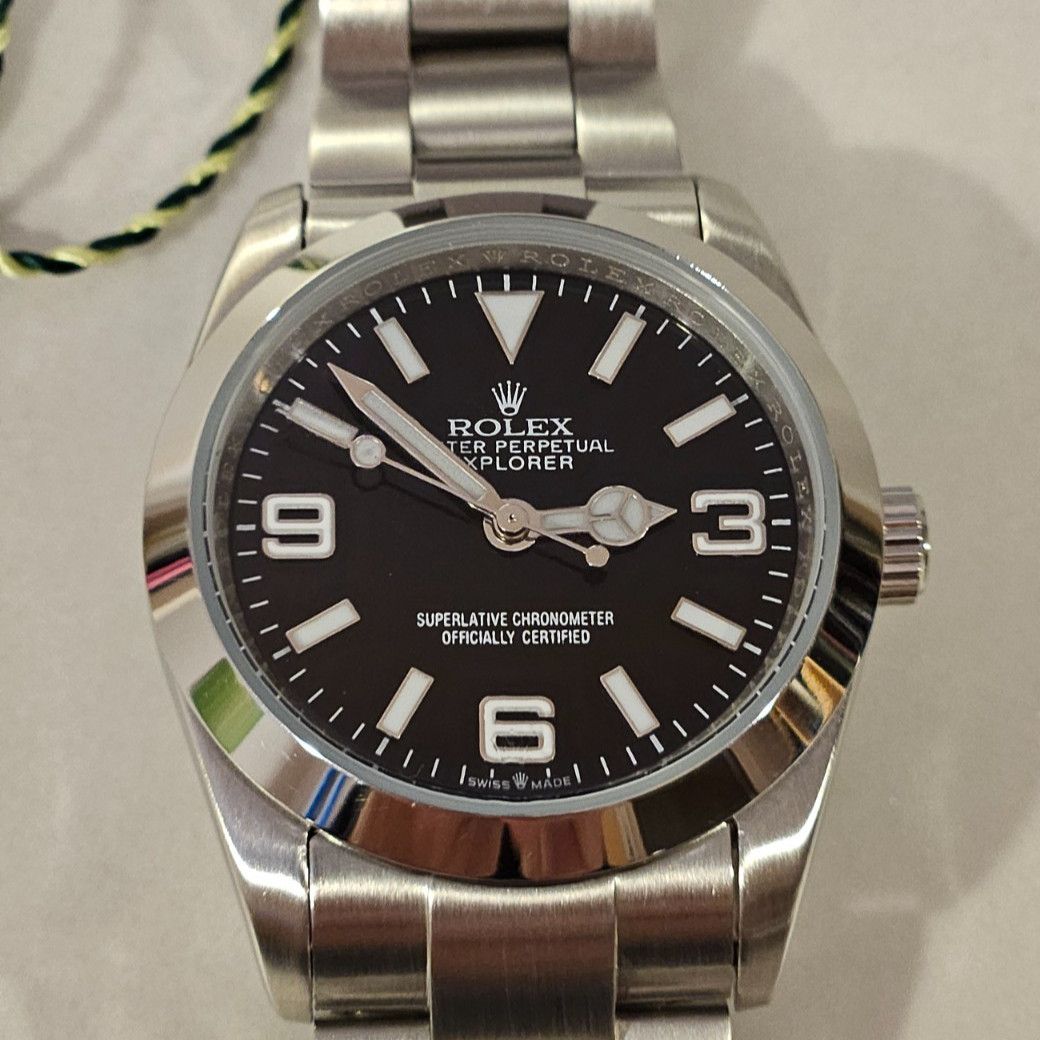 Men's Watch "ROLEX" Swiss "Explorer" 36mm Ref.124270 Arabic Dial Cal.3230 2021 image 2