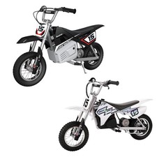 Razor MX400 Dirt Rocket Electric Motocross Motorcycle Bikes, 1 Black  1 White