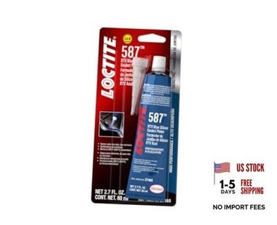 Automotive RTV Silicone Gasket Maker Blue 587 - High-Temp, Sensor-Safe, Non