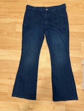 NWT Pilcro High Rise Dark Wash Flare Large Pocket Jeans Size 32