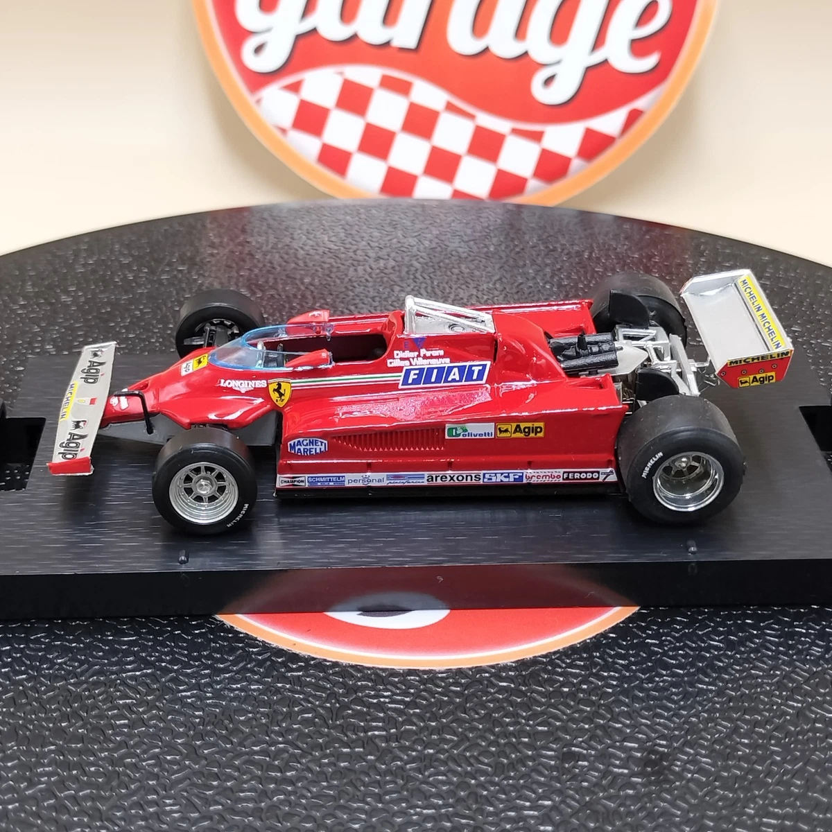 Brumm 1/43 Romeo 33 Tt 12 #1 T Test Voiture Monza 1975 Die Cast Model