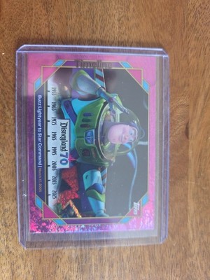 2025 Topps Disneyland 70th - Buzz Lightyear to Star Command Pink Shimmer