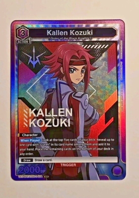 コードギアス　Kallen　PSA10 Union Arena Code Geass Lelouch of the Rebellion Kallen
