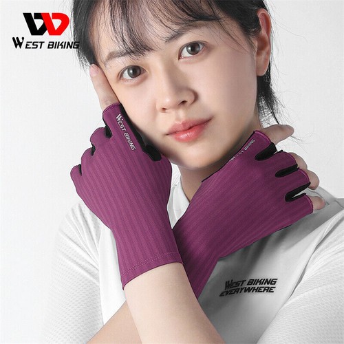 WEST BIKING Road Bike Breathable Gloves Cycling Half Finger Non-slip Gloves - Picture 60 of 60