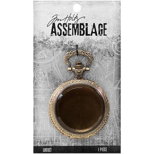 Tim Holtz Assemblage Locket - Pocket Watch THA20069 - Picture 2 of 3