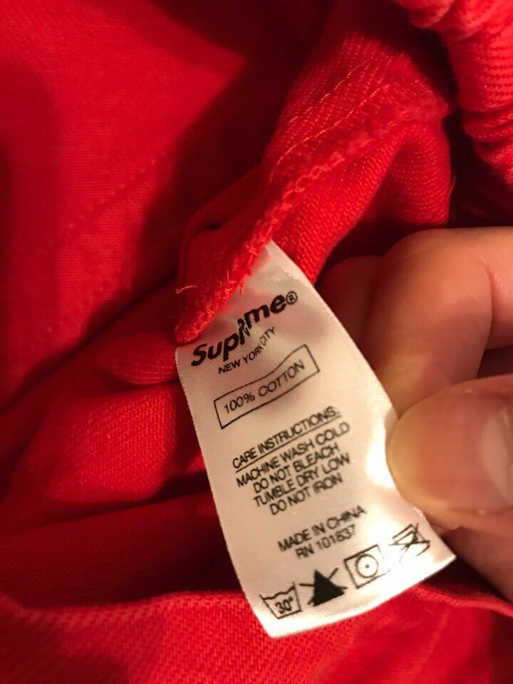 Supreme Jacket Snap Front Twill Jacket Red Large FW18 | eBay Supreme Jacket Snap Front Twill Jacket Red Large FW18 | eBay