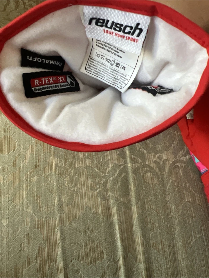 Guantes Reusch Alexa GTX Rosa -Talla Us 7 R-TeX Primaloft Foto 3 de 4