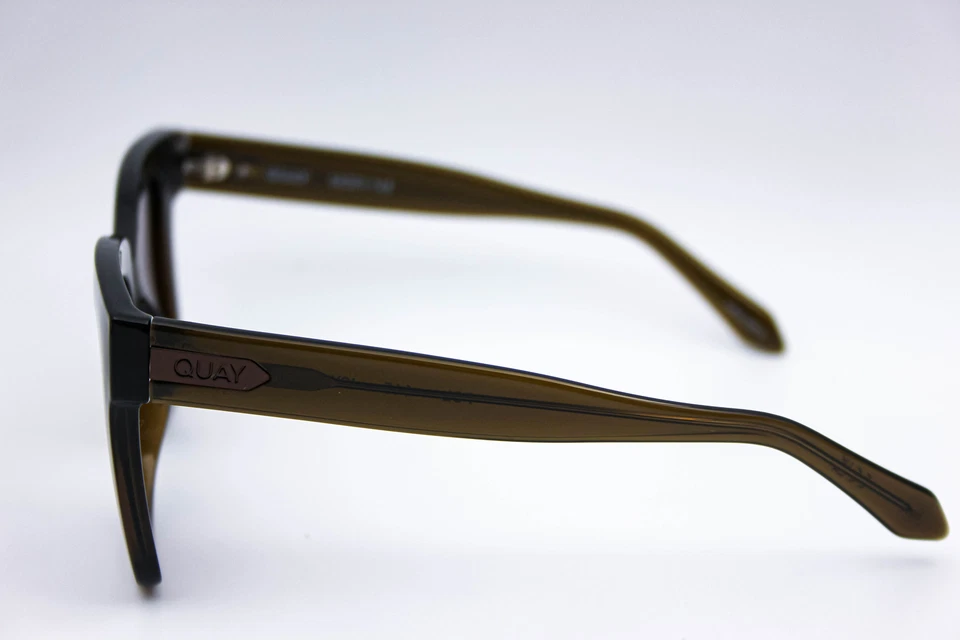 Gafas de sol polarizadas Quay verde hielo/marrón ojo de gato 52-21-145 Foto 3 de 4