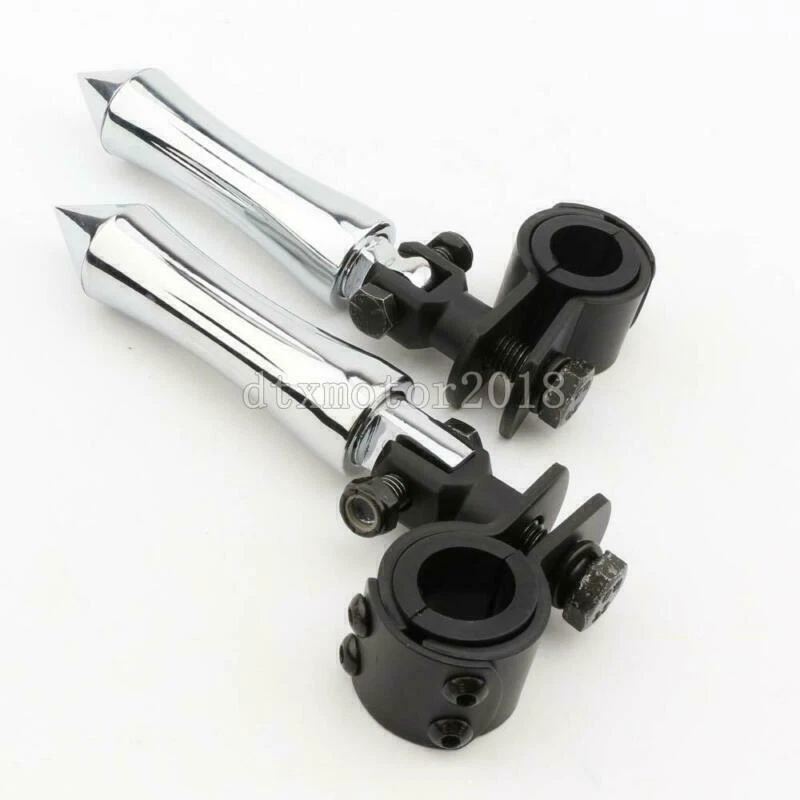1" to 1-1/4" Foot Pegs Clamps Mount For Honda Goldwing 1100 1200 1800 GL F6B Foto 4 de 4