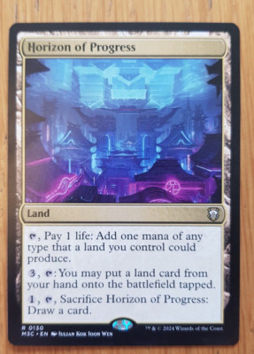 Horizon of Progress MTG NM Regular Commander: Modern Horizons 3 Magic the Gather