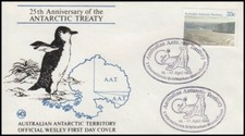 AUSTRALIAN ANTARCTIC TERRITORY 1988 SPECIAL CANCEL. SEAL COVER (ID:103/D4818)