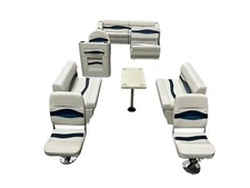 Horizon Manufacturing Elite Pontoon Furniture Set 17 PC Elite 016