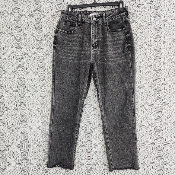 Pacsun Mom Jean Row hem High Rise Cropped Women's Jeans 27