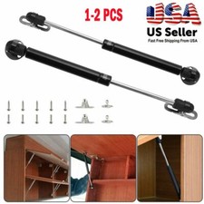 1-2X Cabinet Door Hinge Lift Up Hydraulic Gas Spring Lid Stay Gas Strut Support