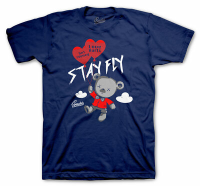 Shirt Match Foamposite Blue Void Foam Shoes Tee - Money Over Love Tee