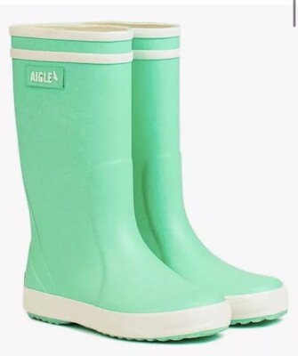 Aigle Unisex Lolly Pop 2 Regenstiefel UK Größe 4 EU Größe 37 Farbe Lagoon #577