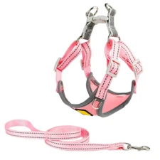 Reflective Dog Harness with Leash Set Breathable Adjustable Pet Harness Accesori
