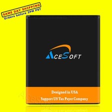 AceSoft 3770mAh Extended Slim Li ion Battery f Motorola Moto E5 Play Verizon USA