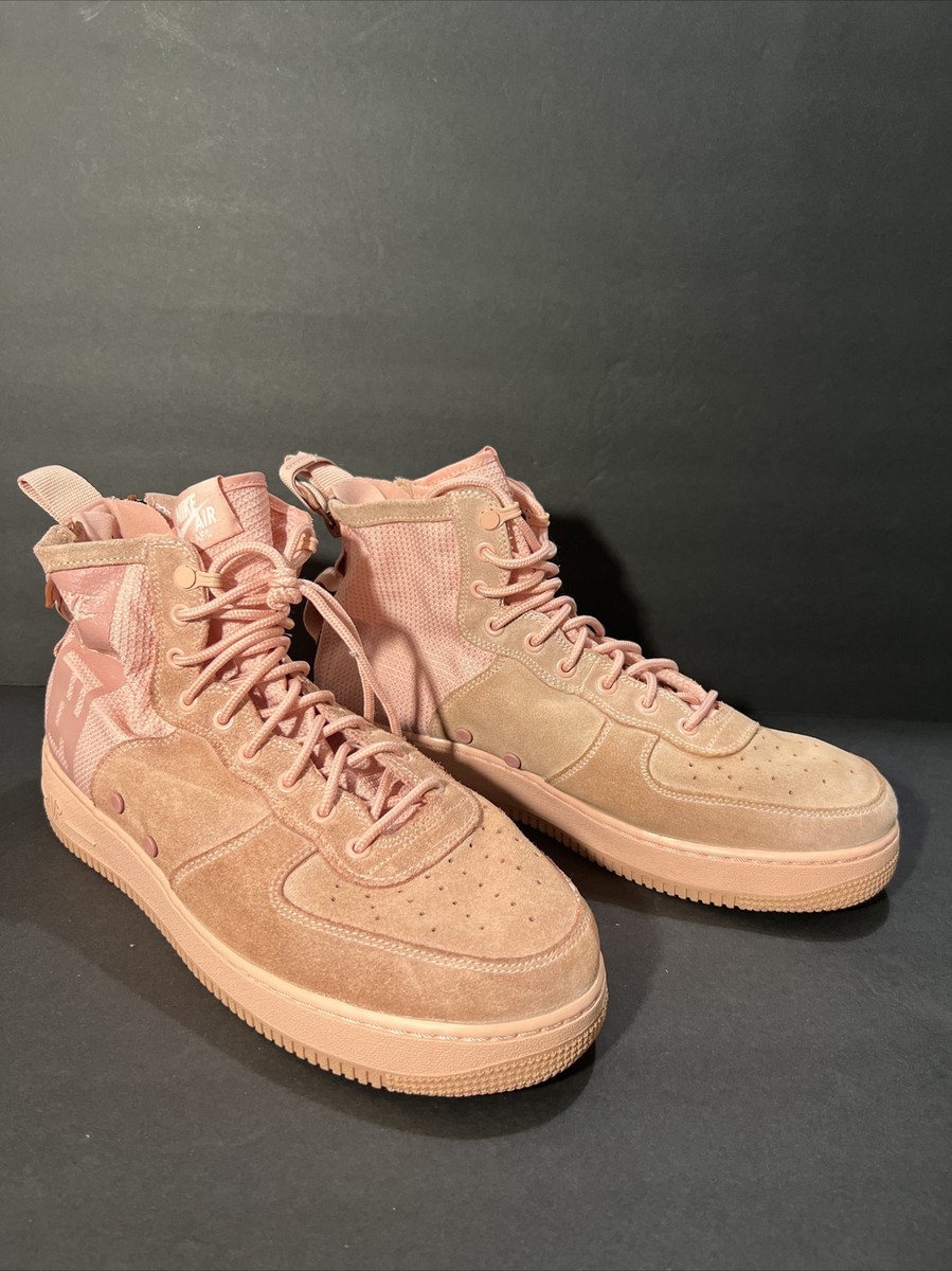 sf air force 1 mid coral stardust