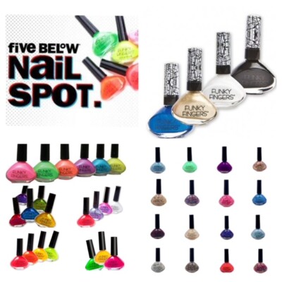FUNKY FINGERS Nail Polish Many New & Hard Colors to Find 98 to Choose From!!!