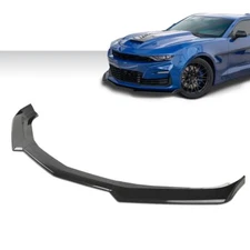 Fit For 16-2021 Chevrolet Camaro 1LE Style Front Bumper Lip Splitter Carbon Look