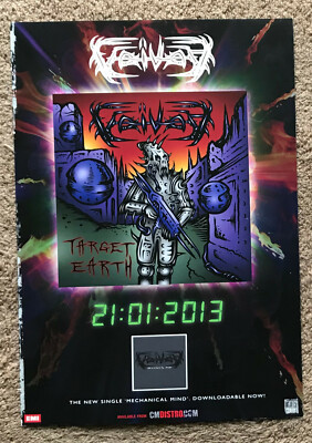 VOIVOD - TARGET EARTH 2013 full page UK magazine ad