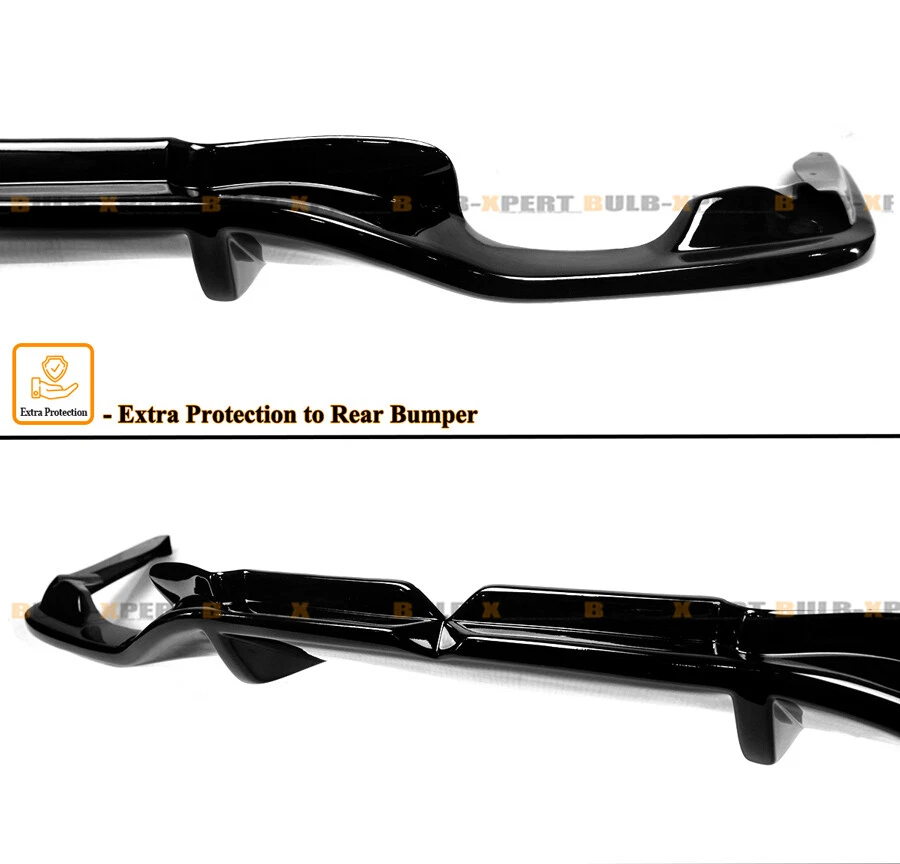 Difusor de parachoques trasero negro brillante estilo K para 13-16 Scion FR-S y 13-21 Subaru BRZ Foto 4 de 4