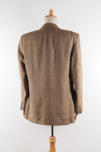 DAKS London Vintage Mens Wool Linen Silk Blazer Sport Coat Jacket size 42 / 52 - Picture 4 of 13