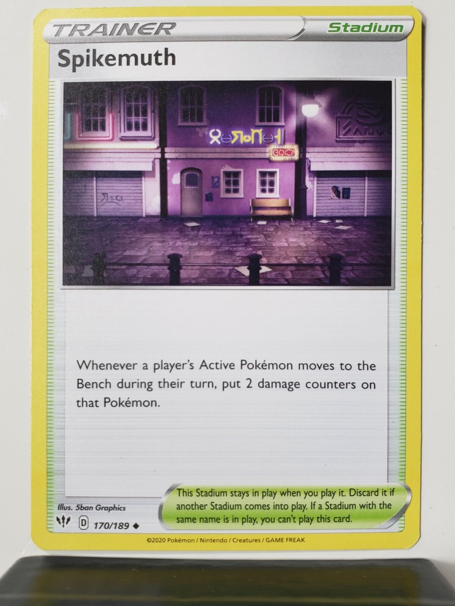 Spikemuth 170/189 Near Mint - B1G1F Darkness Ablaze Pokemon Card