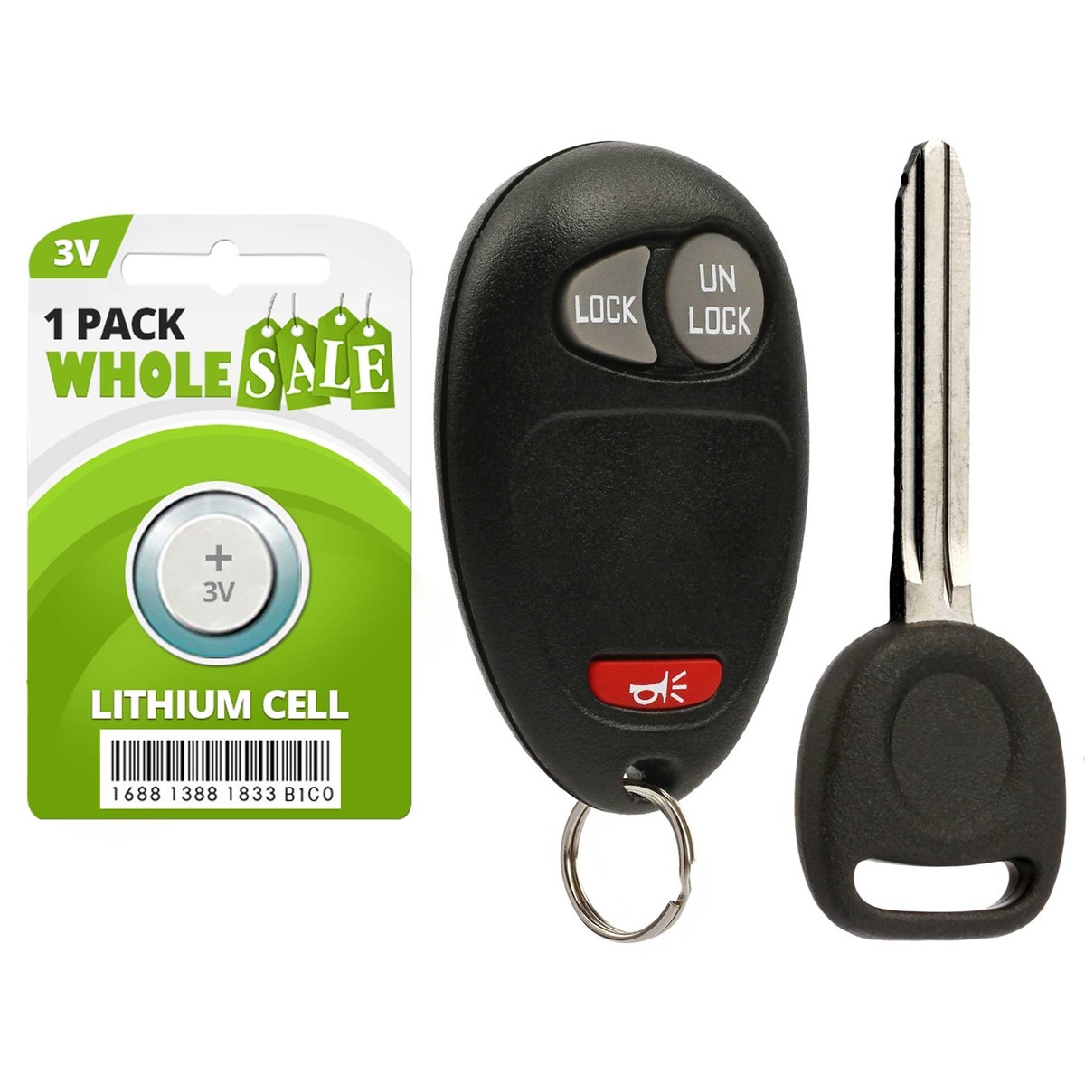 Replacement For 2006 2007 2008 2009 2010 Hummer H3 Key Fob