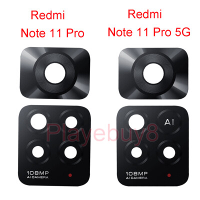 New OEM Back Rear Camera Glass Lens Cover For Redmi Note 11 Pro / Note 11 Pro 5G