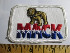 Mack Patch Vintage NOS Big Rig Semi 18 Wheelers Trucks Cab Transportation 70's