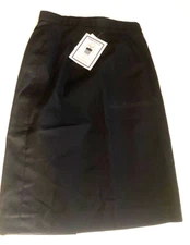 NWT Defense Logistics Agency Skirt Women's SZ 8JP  Black Wool Blend Lined USA