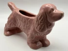 Vtg. 1940's Shawnee Pottery Ceramic Pink Cocker Spaniel Succulent Planter